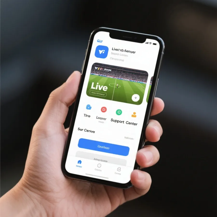移动端体育应用体验示意图